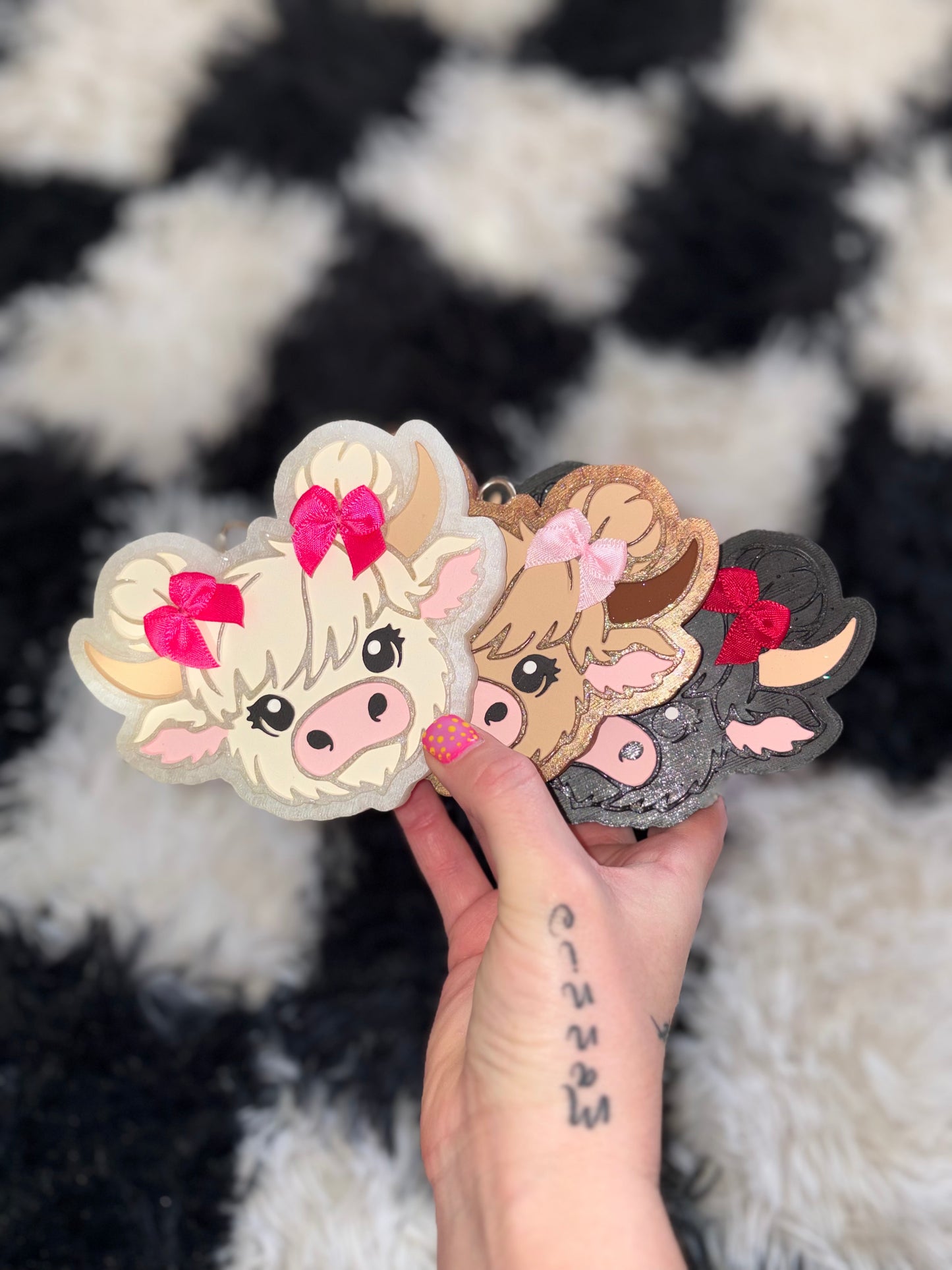 Cow w/ space bun