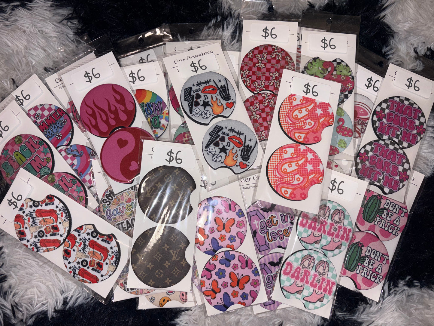 Car coasters bundle (29 total)