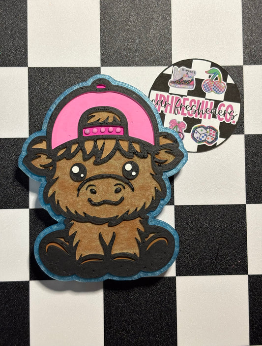 Cow w/ backwards hat