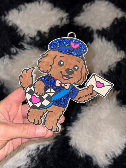 Mail dog carrier W/ checker bag