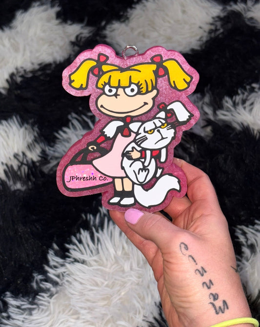 Angie W/ Cat & Bag