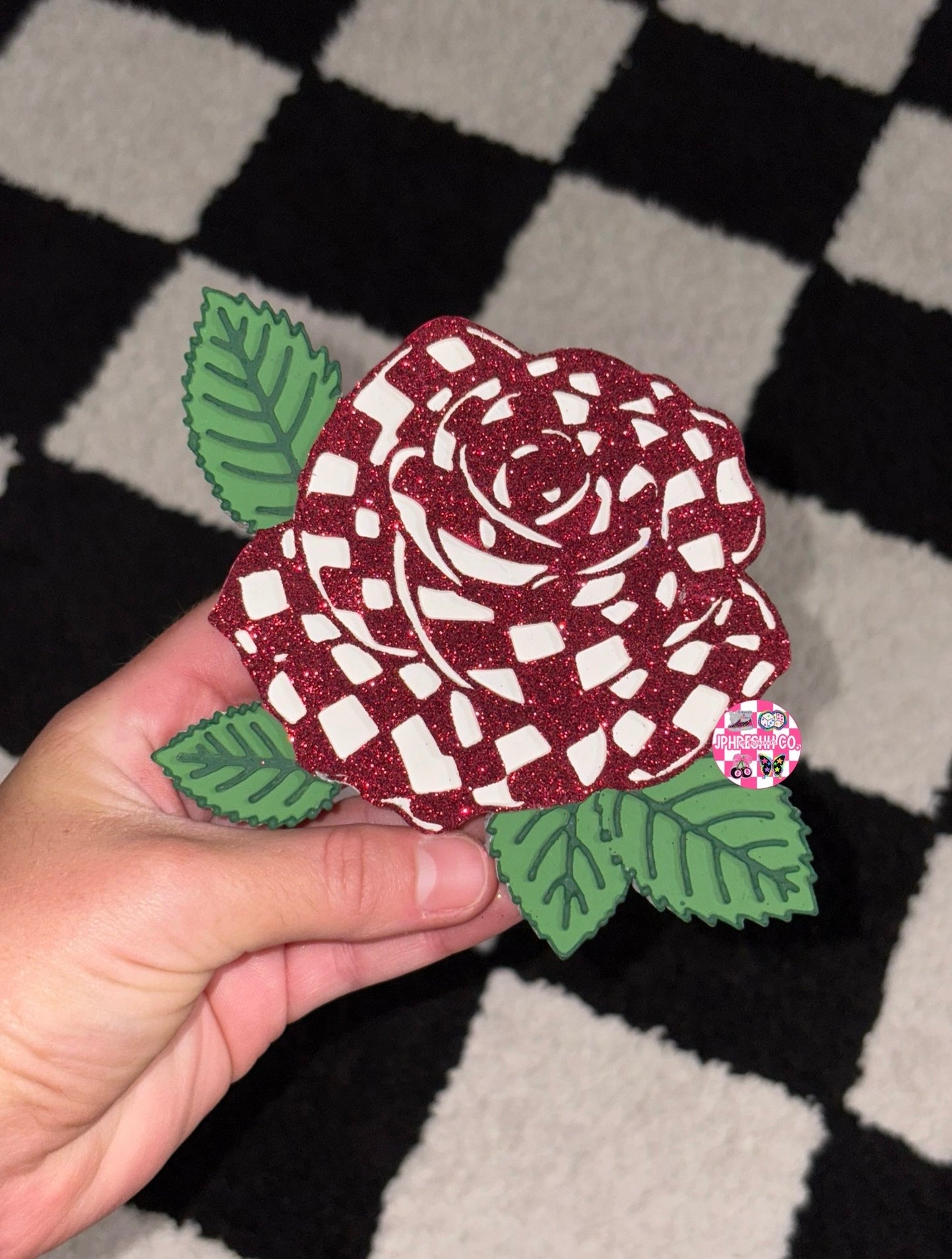 Checkered rose