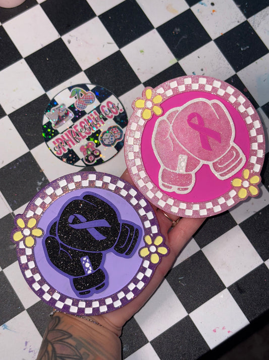 Cancer gloves w/ checker