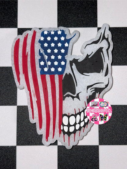 skull w flag