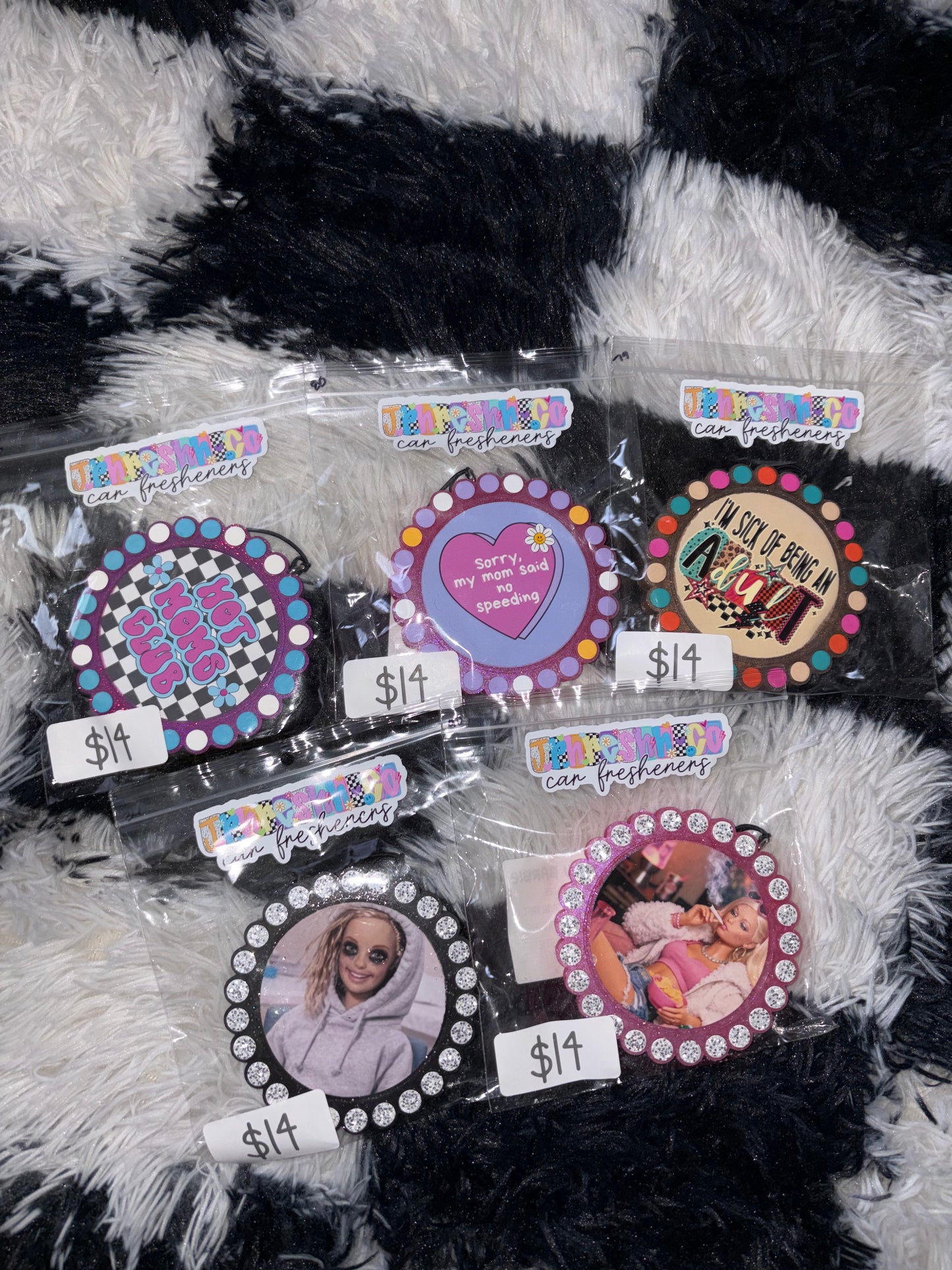 Studded 4” round